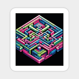 Abstract Geometric Pattern Magnet