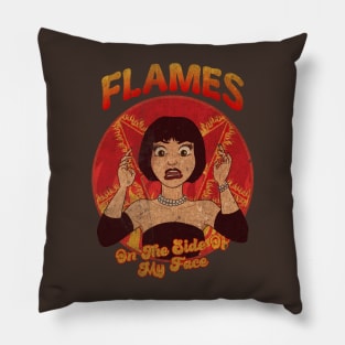 flames clue vintage Pillow