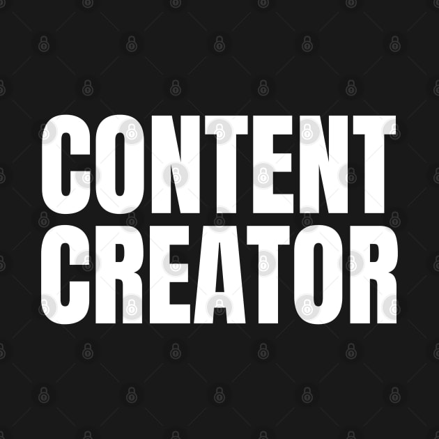 Content Creator - Simple Bold Text by SpHu24