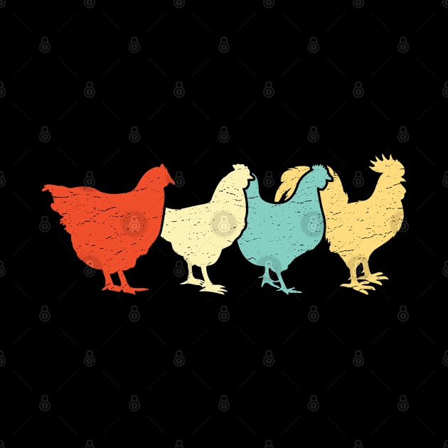 Chicken Retro Vintage Poultry Farmer Women Men Farm Lover by Murder By Text