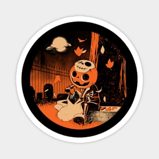 Halloween Pumpkin Kid Magnet