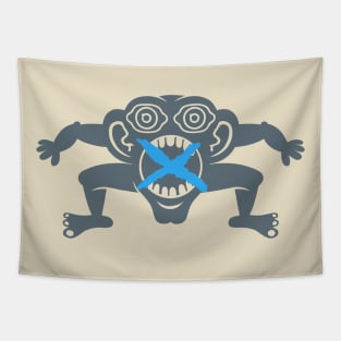 monkey Lovers Vibrant Artists String Tapestry