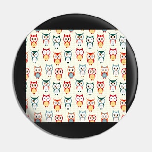 Cute owl print Pin