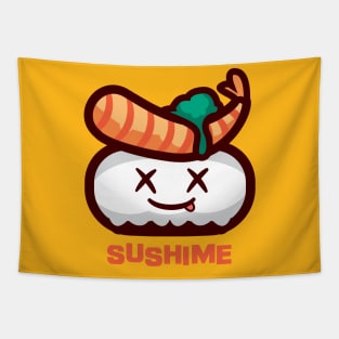 SUSHI-ME SHRIMP Tapestry