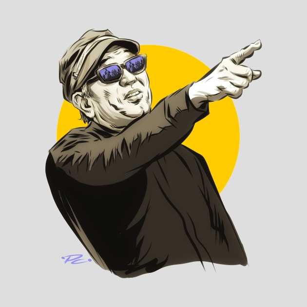 Akira Kurosawa - An illustration by Paul Cemmick by PLAYDIGITAL2020