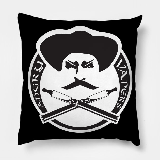 Angry vaper Pillow by Vapestore