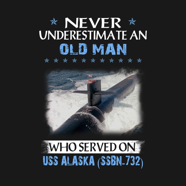 USS Alaska SSBN-732 Veterans Day Christmas Gift by gussiemc