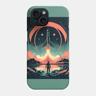 Sci fi space art Phone Case