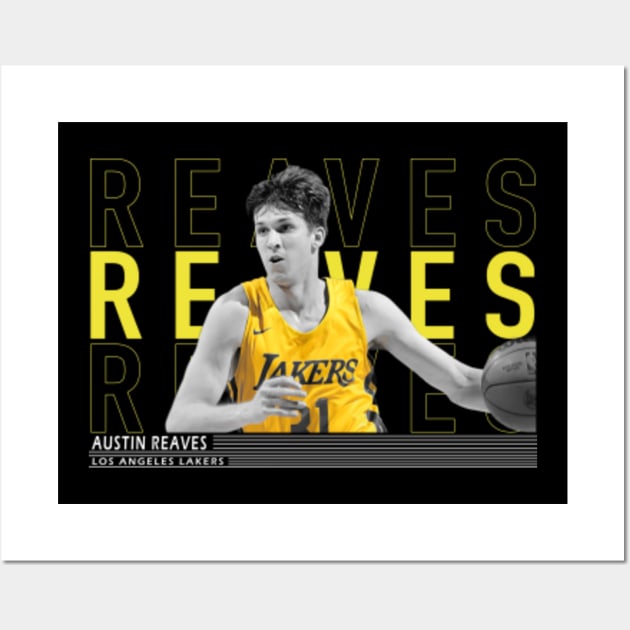 framed basketball jersey of Austin Reaves of LA Lakers