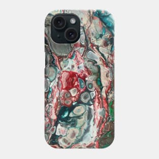 Fluid pouring abstract Phone Case