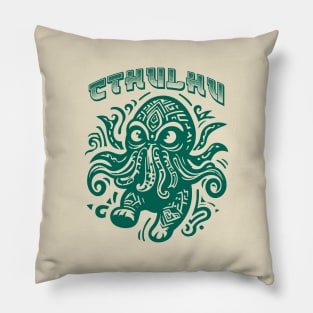 Cthulhu funny cartoon style Pillow