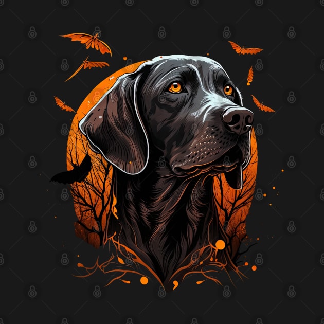 Pointer dog halloween by JayD World