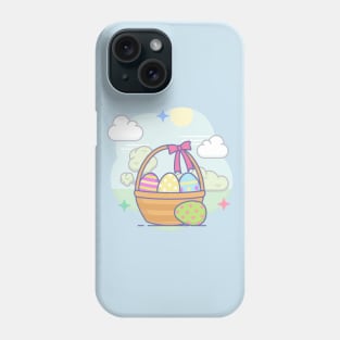 Easter basket in spring Phone Case