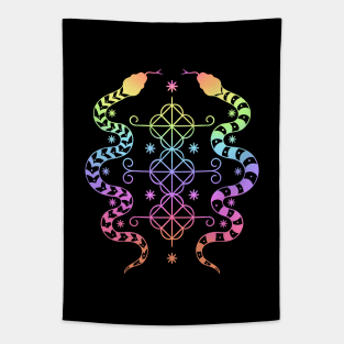 Damballah Wedo Veve loa symbol Tapestry