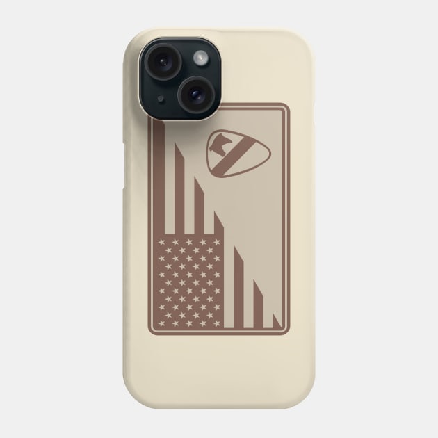 Air Cav Patch (subdued) Phone Case by TCP
