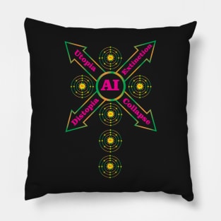 AI Paths Pillow