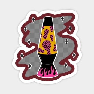 Lava lamp pink Magnet