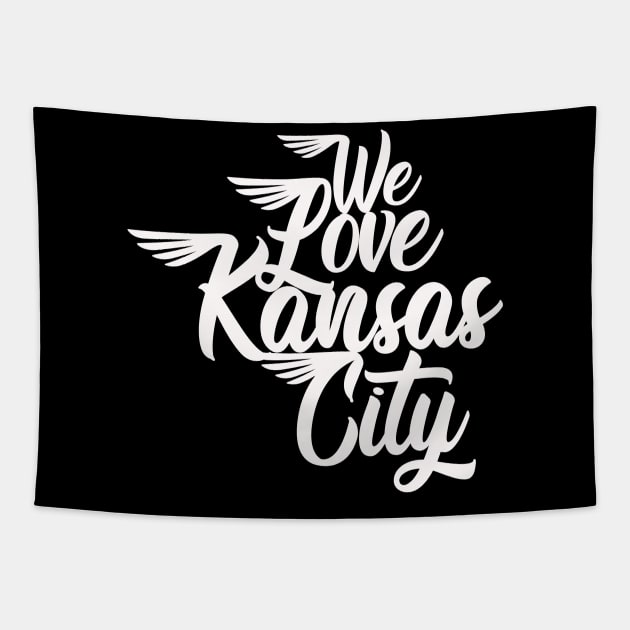 Kansas City Bird Tapestry by MAU_Design