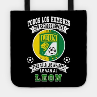 Playera La Fiera de Leon Solo Los Mejores le Van al Leon futbol mexicano Tote