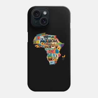 African Map Phone Case