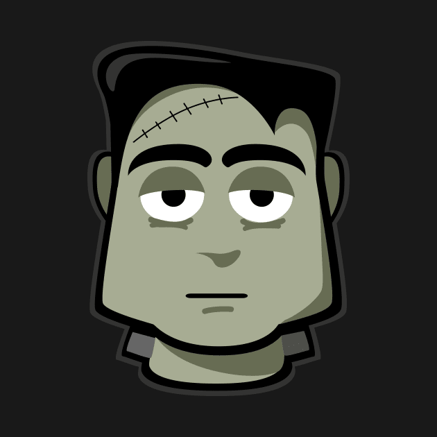 Frankenstein Head by citypanda