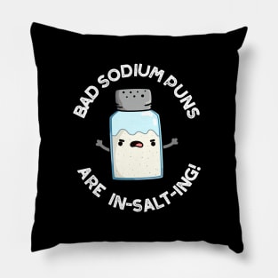 Bad Sodium Puns Are In-salt-ing Cute Salt Pun Pillow