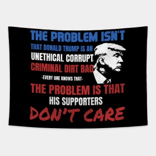 'Unethical Corrupt Criminal Dirtbag' Anti-Trump Gift Tapestry