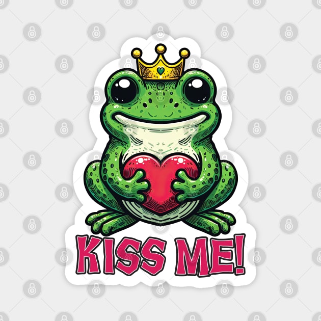 Frog Prince 17 Magnet by Houerd