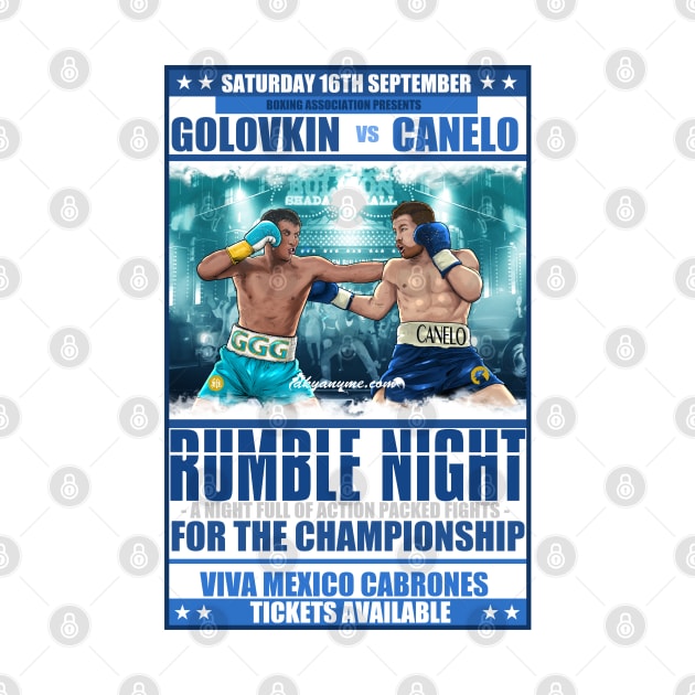 Golovkin vs Canelo by akyanyme