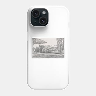 Cityscape with Park Phone Case