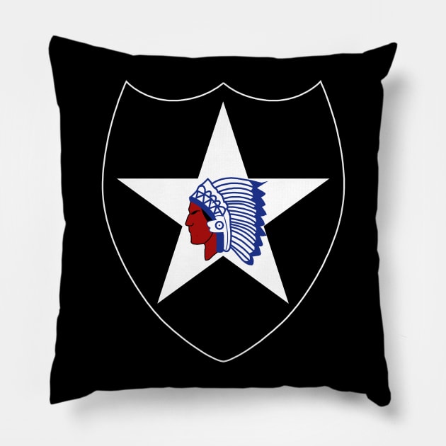 2nd Infantry Division wo txt Pillow by twix123844