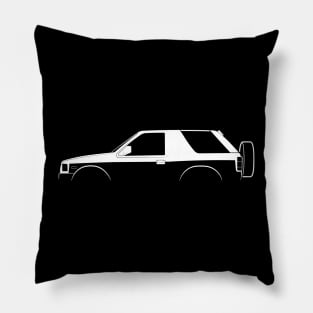 Isuzu Amigo (1989) Silhouette Pillow