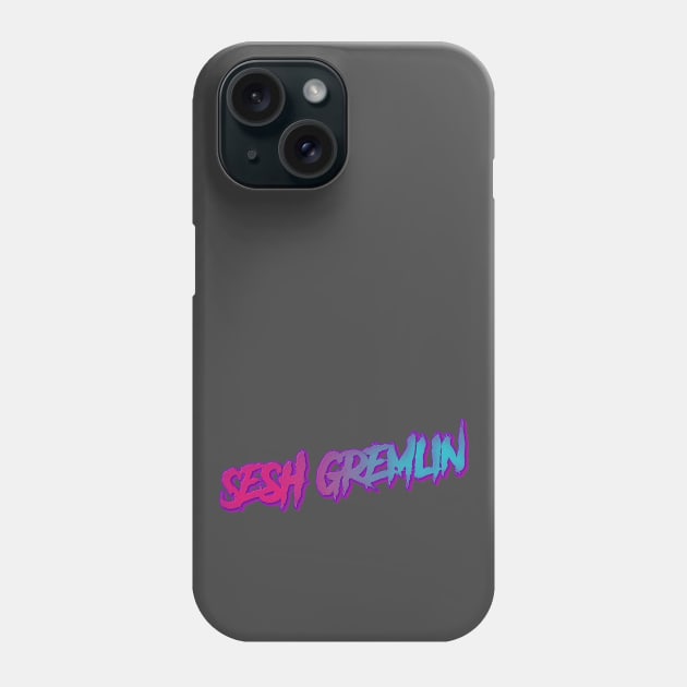 Retrograde Sesh Gremlin Phone Case by Dudey Rhino