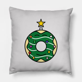 The Christmas Tree Donut Pillow