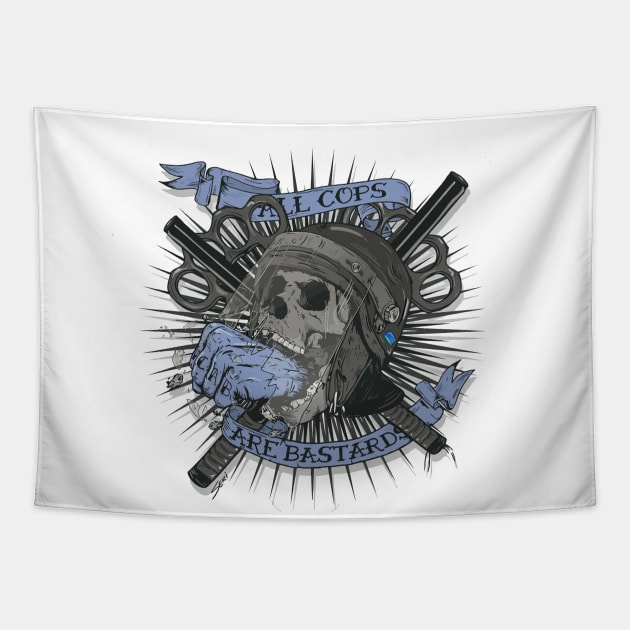 All Cops Are Bastards Tapestry by Mortensen