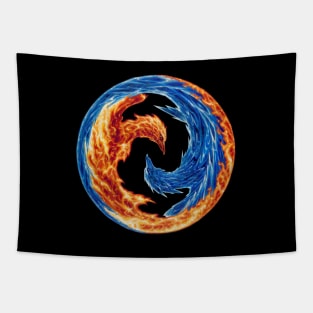 Fire and Ice Tapestry