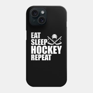 Hockey - Eat Sleep Hockey Repeat Phone Case