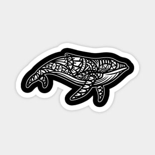 Whale Tribal Magnet