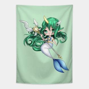 kawaii magic mermaid Tapestry