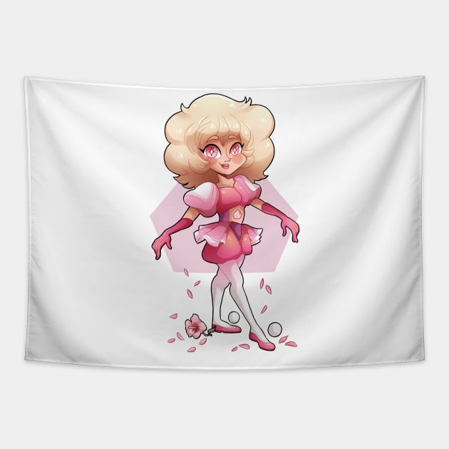 Pink Diamond Fanart Tapestry by Elliecupcakes