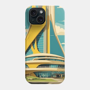 Brasilia Brazil Vintage Tourism Travel Poster Phone Case