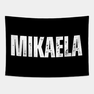 Mikaela Name Gift Birthday Holiday Anniversary Tapestry