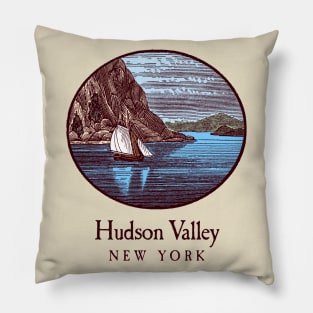 Hudson River Valley Storm King For Light Backgrounds Pillow