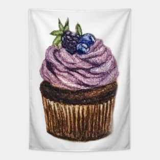 Blueberry Cupcake Tapestry