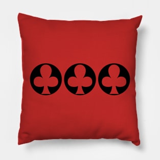 Clover symbol #4 Pillow