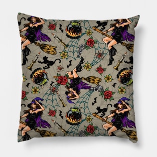 Halloween Witch Chaos Pillow