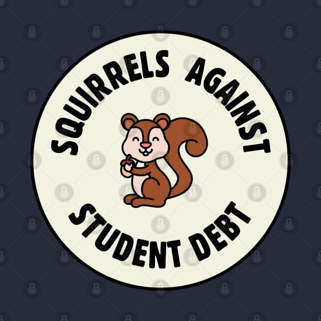 Squirrels Against Student Debt - College Debt by Football from the Left