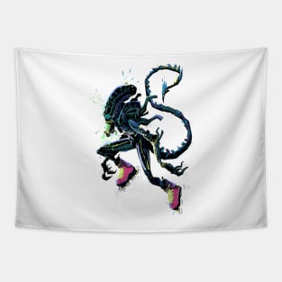 Blading Alien! Tapestry