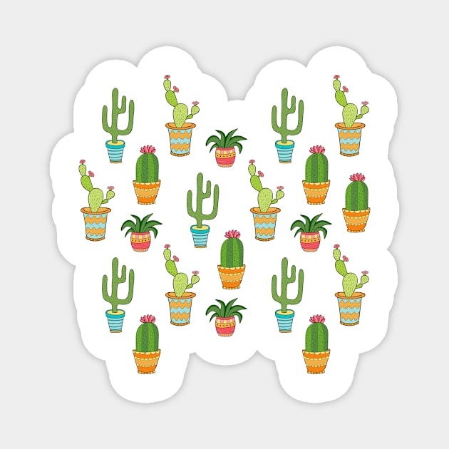 Cactus Garden Magnet by edwardecho