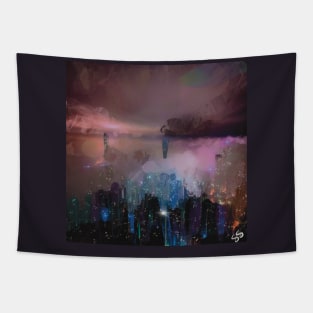 City Lights Tapestry